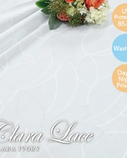 Clara Day & Night Privacy Sheer Curtain
