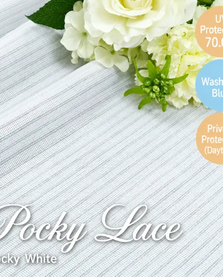 Pocky Lace Everyday Privacy Sheer Curtain